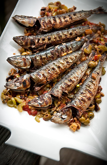 Delicious Grilled Fresh Sardines on a Foreman Grill Recipe
