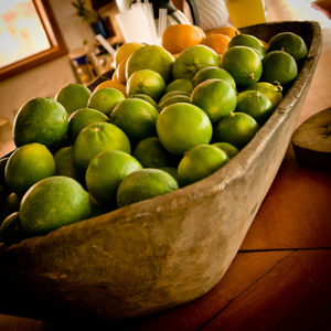 bowl of limes