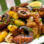 octopus with potatoes